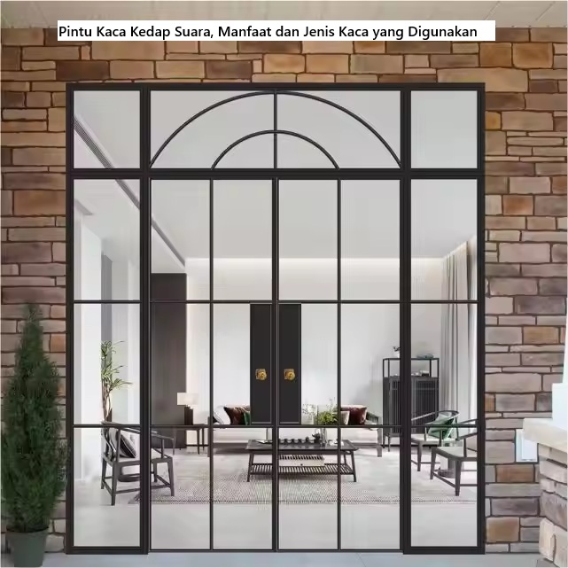Pintu Kaca Kedap Suara, Manfaat dan Jenis Kaca yang Digunakan